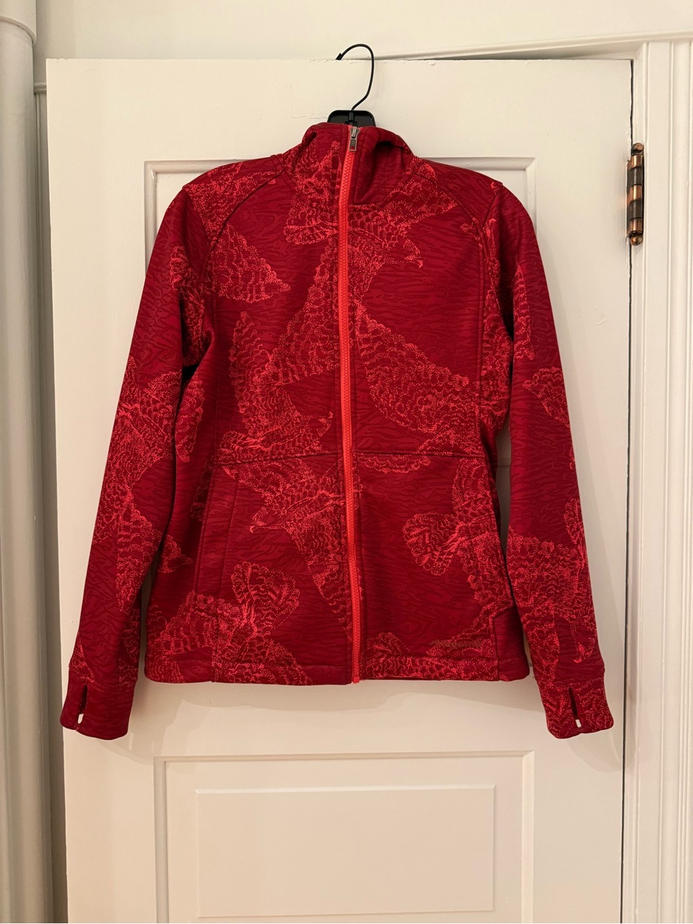 Patagonia Red Hawk Patterned Jacket, Size Small